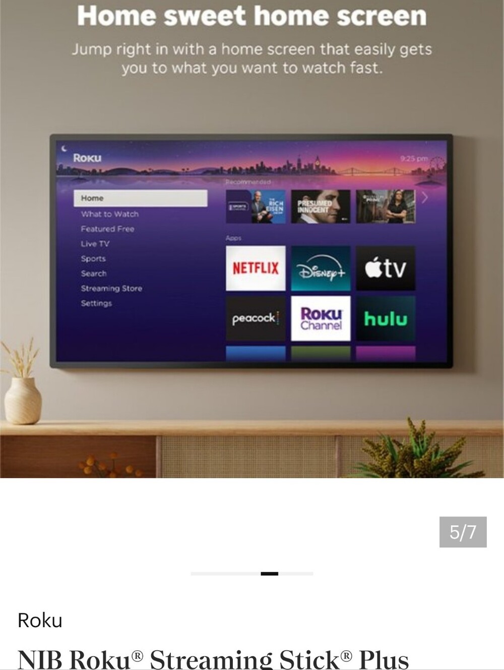 NWT Roku Streaming Stick Plus New in Box - Picture 3 of 5
